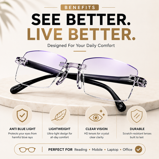 Daily Use Reading Glasses - Buy 1 Get 1 Free