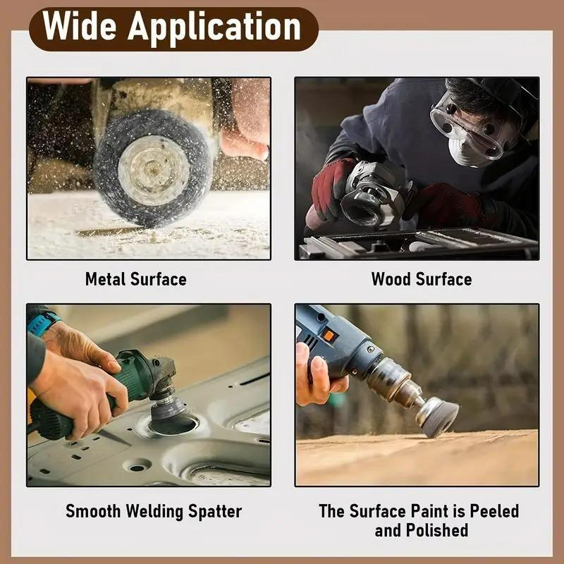 Wheel Brush 3" Drill To Metal Connector