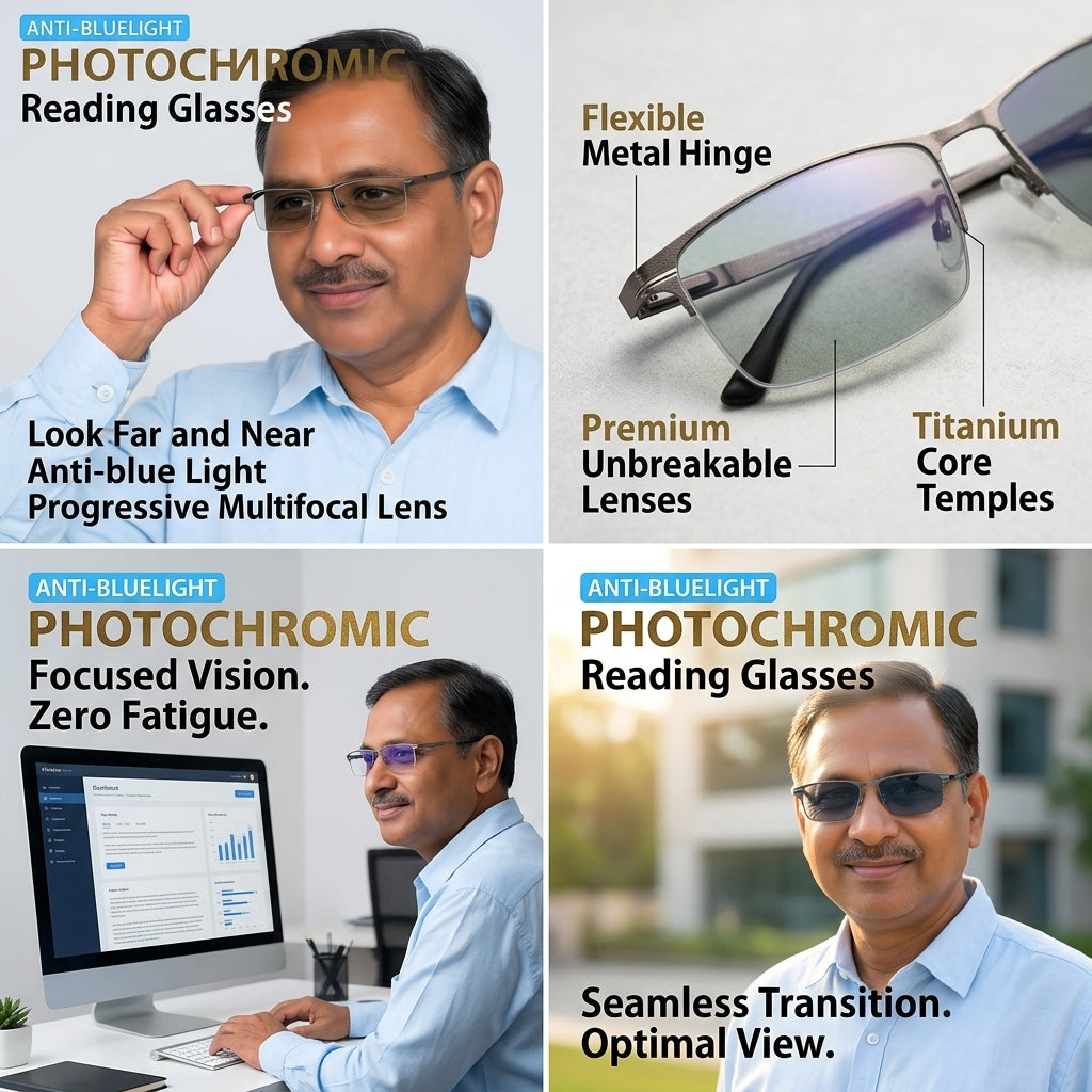 Smart Reading Glasses with Automatic Focus Adjustment | Buy 1 Get 1 FREE